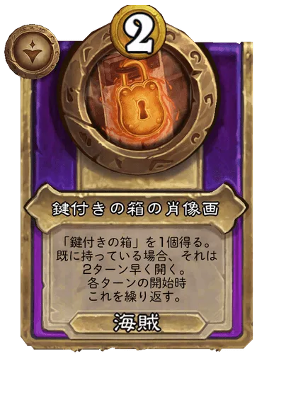 鍵付きの箱の肖像画